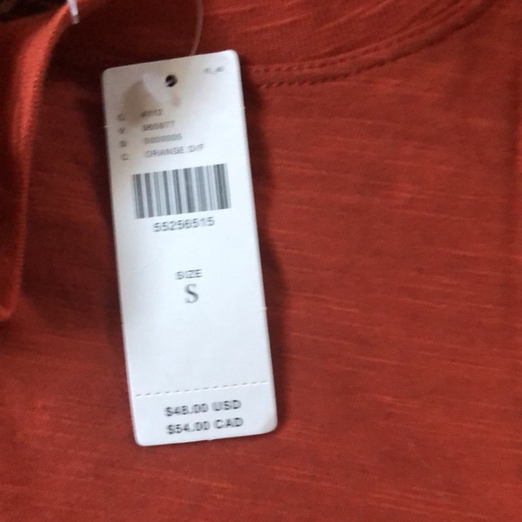 Burnt orange Anthropologie tshirt - Picture 2 of 5